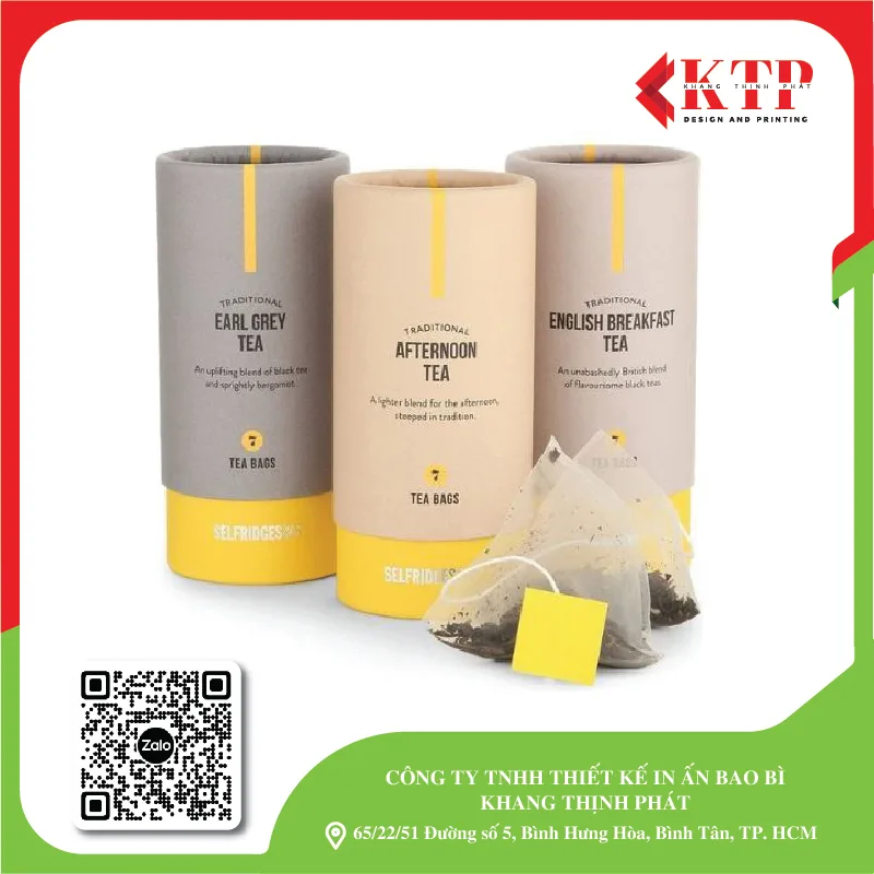 lon giấy đựng trà cao cấp lon giấy đựng trà cao cấp