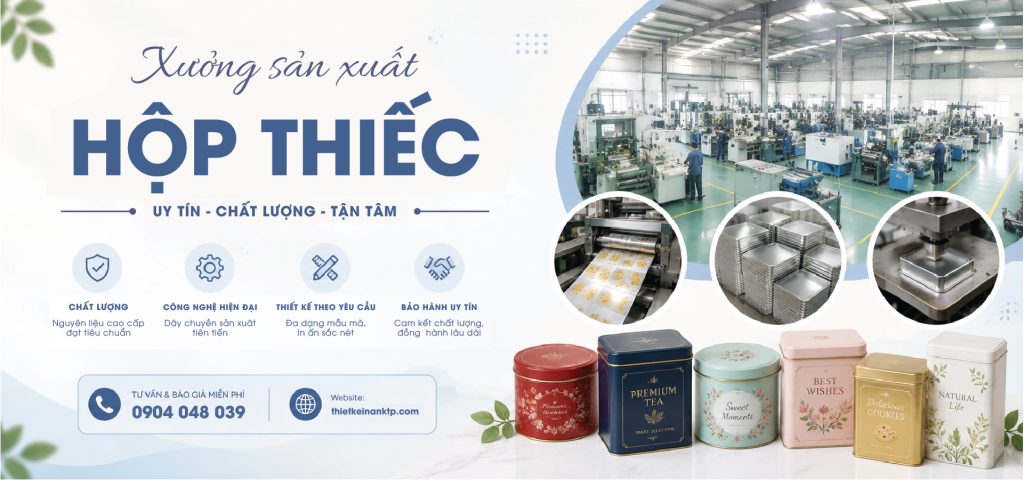 Xưởng Sản Xuất Hộp Thiếc – Giá Rẻ Tận Xưởng Tại TPHCM