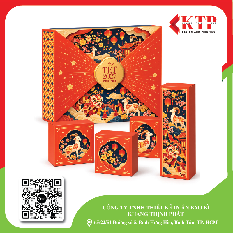 Thiết kế hộp quà Tết 2027