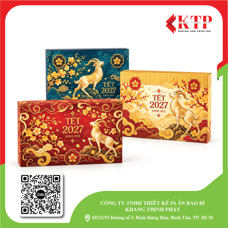 Hộp tết nắp nam châm