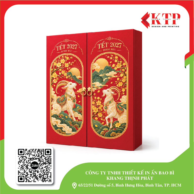 Mẫu hộp Tết 2027 đẹp Mẫu hộp Tết 2027 đẹp
