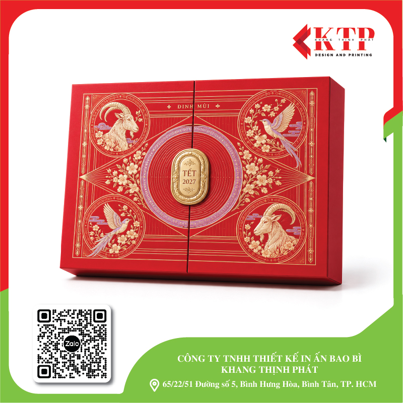 Hộp Tết in logo doanh nghiệp Hộp Tết in logo doanh nghiệp