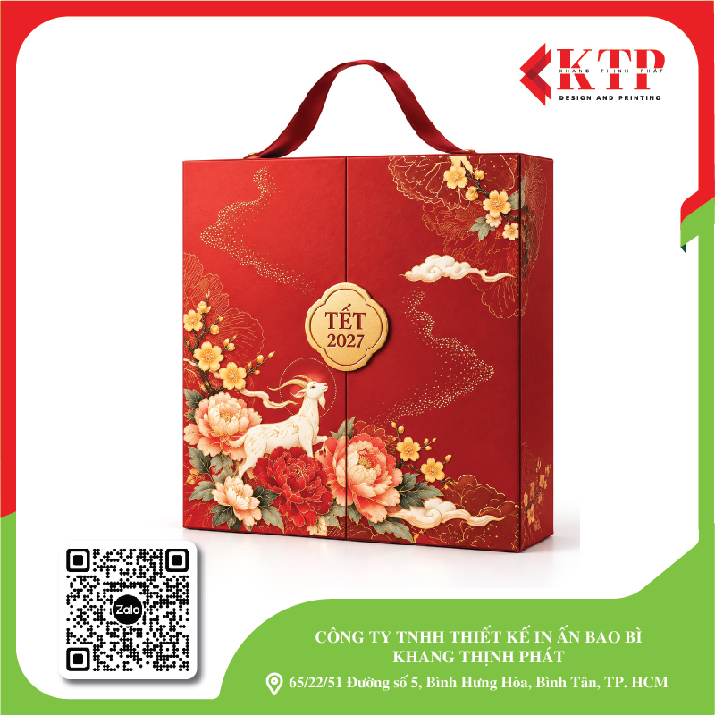Mẫu hộp Tết cao cấp 2027 mẫu 04