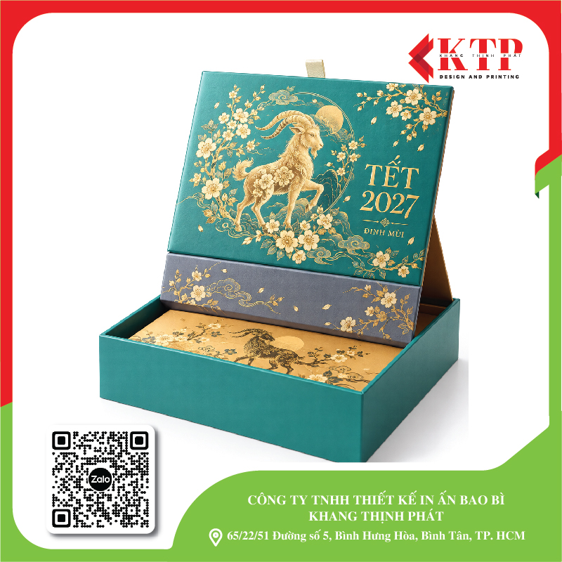 Mẫu hộp Tết cao cấp 2027 mẫu 13