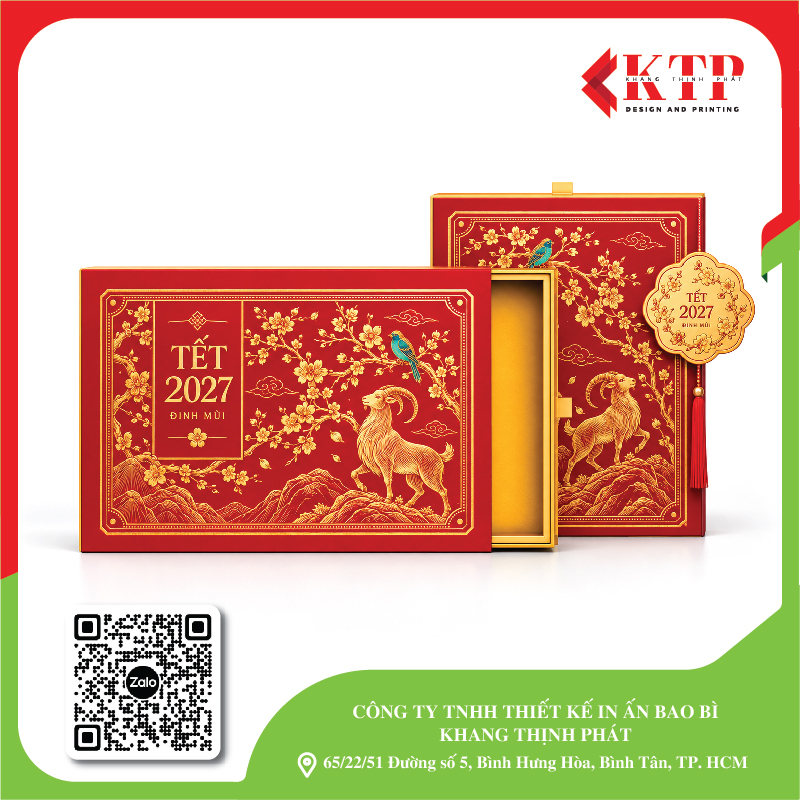 Mẫu hộp Tết cao cấp 2027 mẫu 14