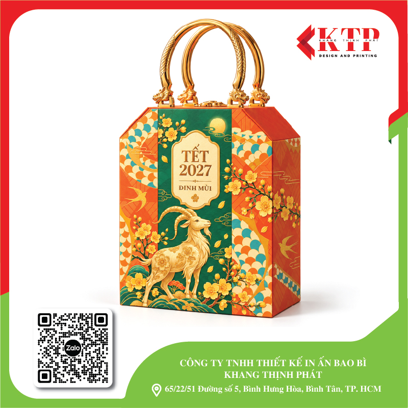 Mẫu hộp Tết cao cấp 2027 mẫu 18