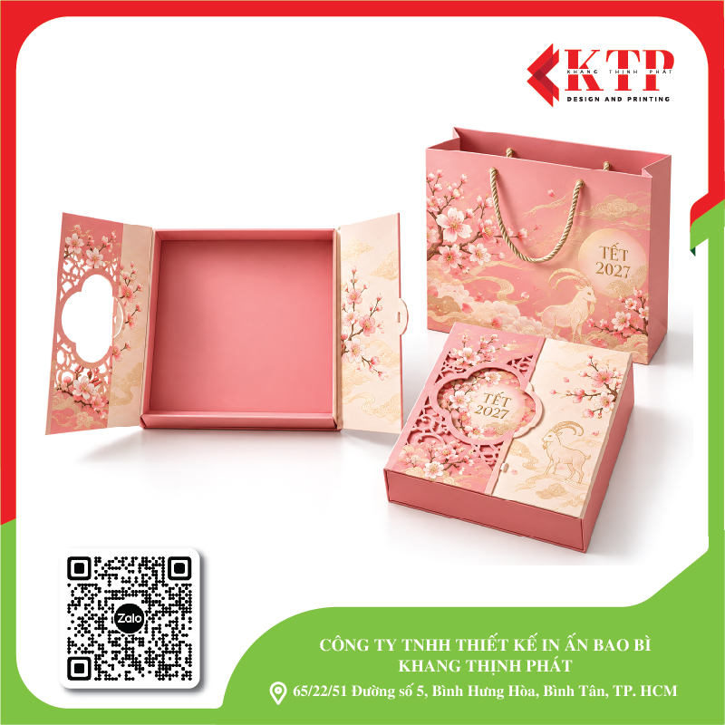 Mẫu hộp Tết cao cấp 2027 mẫu 20