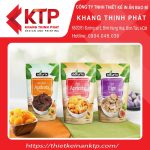Bao bì đựng snack sấy khô cao cấp