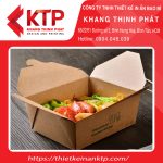 Mẫu hộp giấy đựng thức ăn nhanh 2