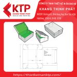 Bản thiết kế hộp giấy kiểu nắp gài