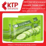 Bao bì dùng để bao quản dưỡng chất có trong mặt nạ