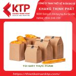 Các loại túi giấy đựng thực phẩm thường có ưu điểm chống thấm nước ổn