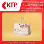 Hình ảnh và thông tin cần được in rõ ràng trên túi giấy