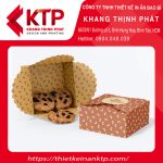 Hộp giấy đựng bánh quy có thiết kế độc đáo
