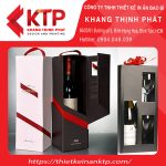Hộp giấy đựng rượu có thiết kế cao cấp