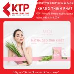 Mặt nạ MOI làm từ gạo tinh khiết rất tốt cho da
