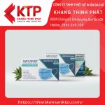 Mẫu hộp giấy đựng khẩu trang 20 chiếc