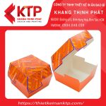 Mẫu hộp giấy nắp lật đựng đồ ăn phổ biến