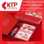 Mẫu hộp rượu đẹp mắt với màu đỏ tươi