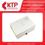 Mẫu in hộp giấy đựng giày dép kiểu nắp nam châm