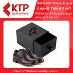 Mẫu in hộp giấy đựng giày kiểu nắp trượt