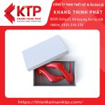 Mẫu in hộp giày kiểu âm dương đơn giản