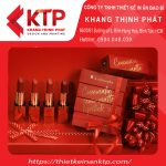 Mẫu in hộp giấy mỹ phẩm giá rẻ đựng son nổi bật