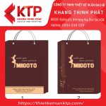 Mẫu túi giấy đơn giản nhưng không kém phần sang trọng