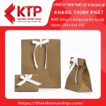 Mẫu túi giấy Kraft đơn giản, mộc mạc