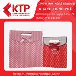 Mẫu túi giấy nắp gập đơn giản được ứng dụng rộng rãi trong đời sống