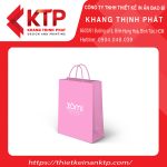 Mẫu túi giấy phù hợp cho những cửa hàng quần áo bé gái