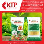 Màu xanh được sử dụng phổ biến trong in ấn bao bì phân bón