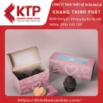 Nhận in hộp giấy đựng bánh ngọt theo yêu cầu