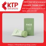 Thiết kế đơn giản của mẫu in hộp giấy mỹ phẩm