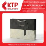 Thiết kế túi giấy quà tặng đơn giản, thanh lịch