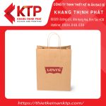 Thực hiện in túi giấy kraft cho thương hiệu Levis