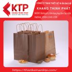 Túi giấy đựng bánh mì có quai