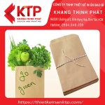 Túi giấy đựng rau cỡ bé thường được các nước Châu u sử dụng