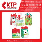 Túi giấy được in hình hoạt tiết độc đáo, ấn tượng