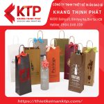 Túi giấy, hộp giấy đựng rượu có tác dụng bảo vệ chai rượu