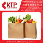 Túi giấy không quai dùng để đựng thực phẩm
