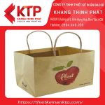 Túi giấy Kraft đựng trái cây cỡ lớn