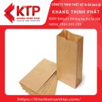Túi giấy Kraft trơn có sẵn