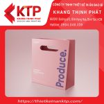 Túi giấy sang trọng, đẳng cấp với màu hồng pastel