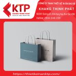 Túi giấy với tông màu trang nhã