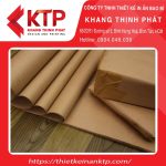 Giấy Kraft hiện đang là xu hướng mới trong in ấn bao bì