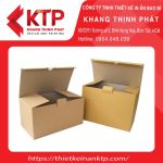 Hộp giấy Kraft nắp lật