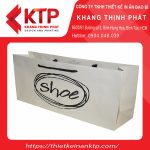 Túi giấy đựng giày ngang basic