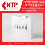 Túi giấy logo đơn giản, sang trọng