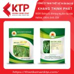 Bao bì đựng đậu Cove với tone màu xanh lá chủ đạo